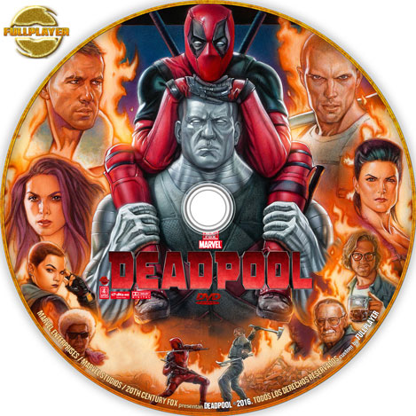 Deadpool (2016) DVD LABEL – P o w a f u l i m p a k
